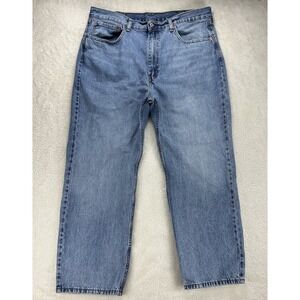 Levi's 565 Jeans Mens 38x30 Blue Loose Wide Leg Denim Retro Button Fly Rare